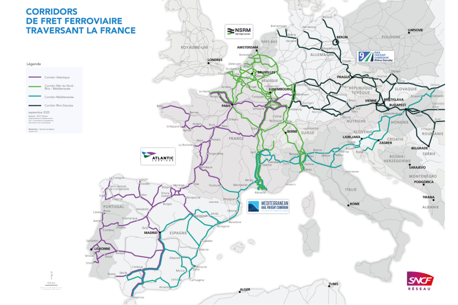 Le ferroviaire transfrontalier à grande vitesse : La carte des grandes interconnexions européennes