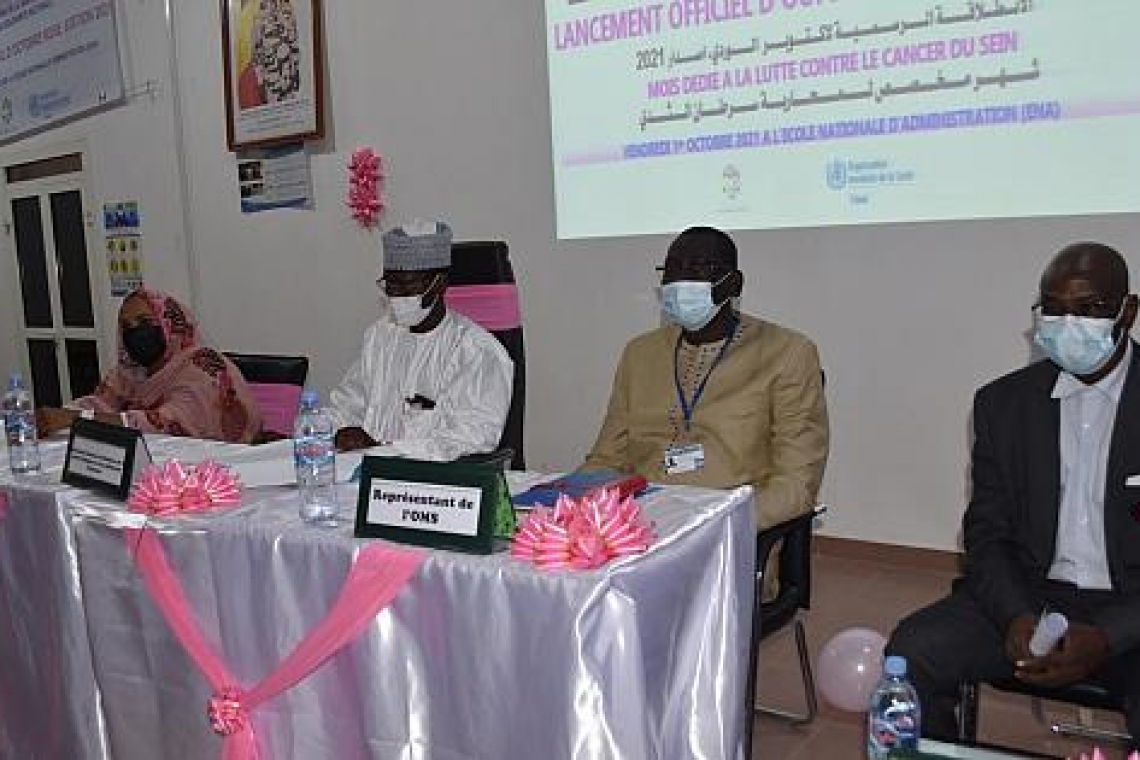 L'OMS aux côtés des autorités sanitaires du Tchad pour célébrer « Octobre Rose », le mois dédié à la lutte contre le cancer du sein