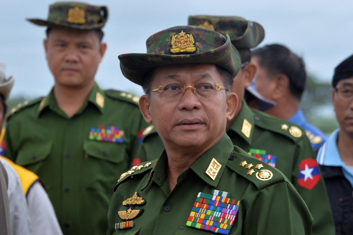 Birmanie : Min Aung Hlaing ne participera pas au prochain sommet des Nations d’Asie du Sud-Est