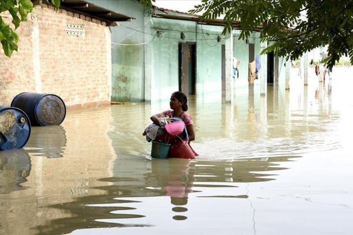 Inondations : L’Inde et le Népal enregistrent au moins 116 morts