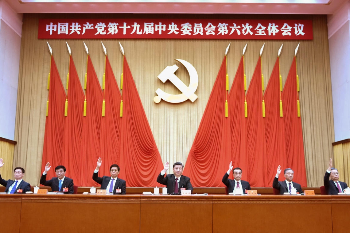 Chine : Le Parti Communiste chinois adopte une résolution historique