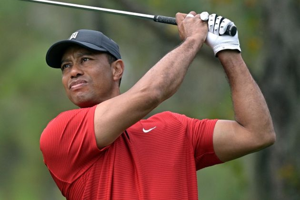 Golf : Tiger Woods de retour à la compétition après son grave accident de voiture