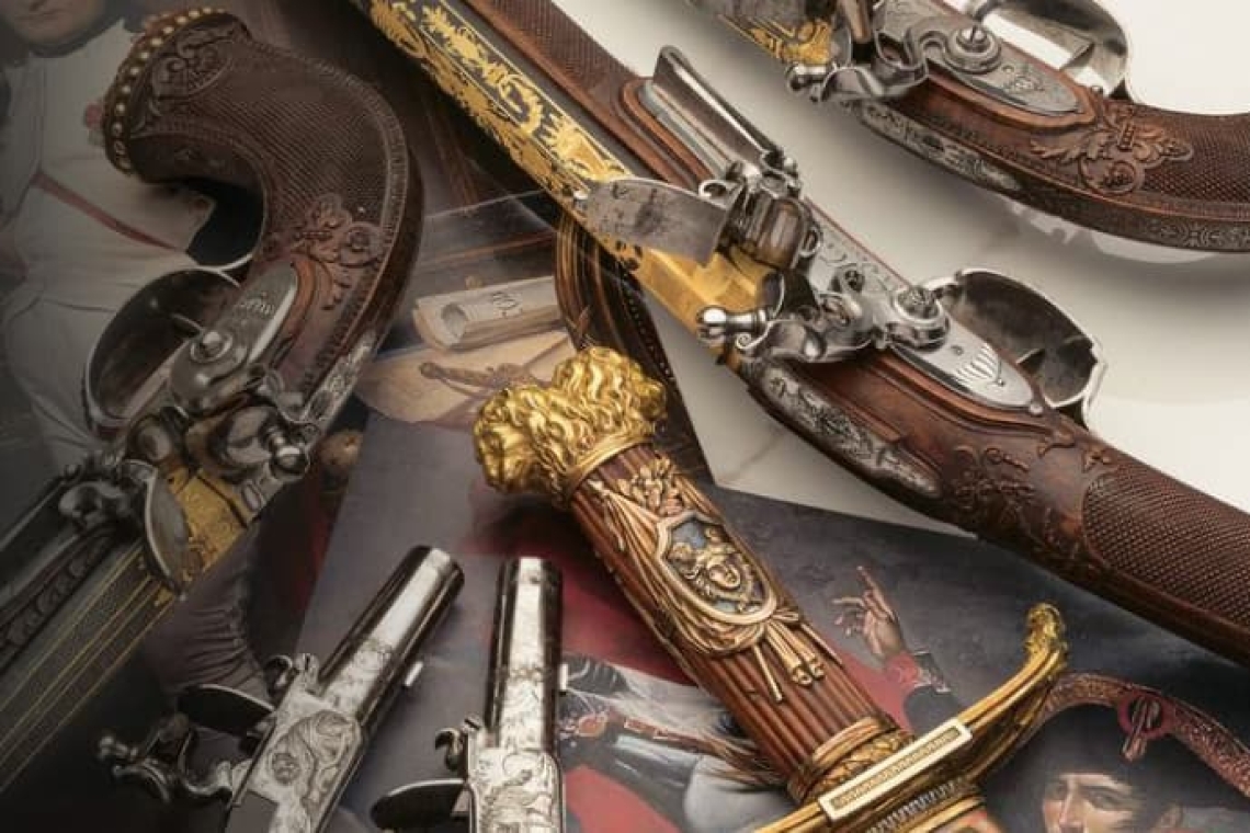 USA : 2,8 millions de dollars pour les pistolets et l'épée de Napoléon