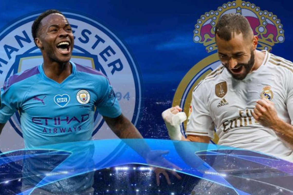 Sports / Football / UEFA Champions League : Victoire de Manchester City conte le Real Madrid (4-3) dans un match de haut niveau, à l'occasion de la manche aller des demi-finales