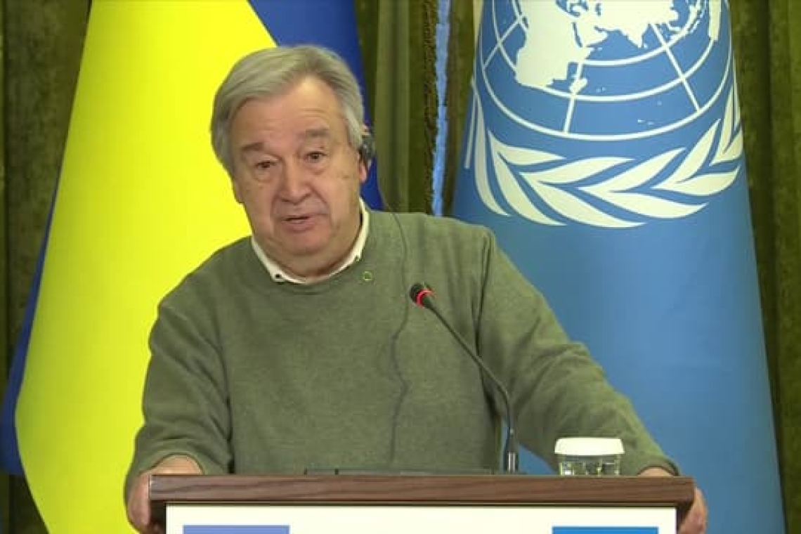 Guerre en Ukraine : Antonio Guterrez pointe l’échec du Conseil de sécurité à mettre fin au conflit