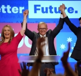 Australie : Le futur Premier Ministre, Anthony Albanese proclame sa victoire