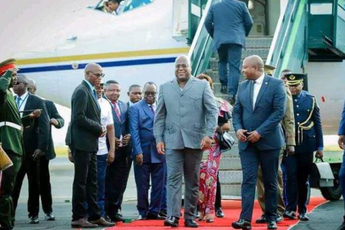 Burundi : le président Congolais Félix Tshisekedi est arrivé à Bujumbura