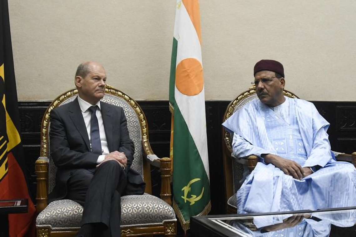 Niger: La situation sécuritaire dans la région du Sahel au centre de la visite d'Olaf Scholz