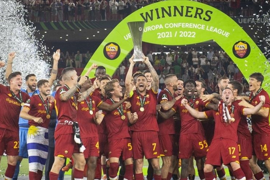 Sport / Football /Ligue Europa Conference : L'AS Roma remporte la première édition 