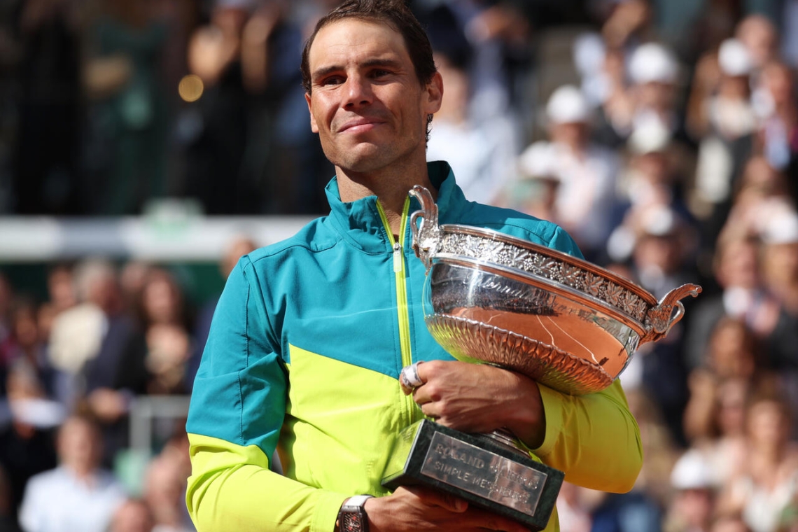 Sports/Tennis/Roland-Garros: Rafael Nadal au 14ème ciel