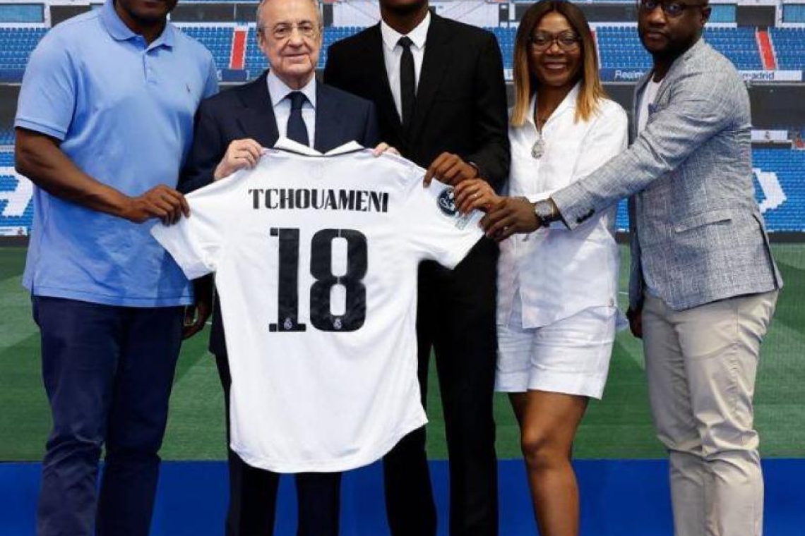  Transfert : Aurélien Tchouameni présenté officiellement comme joueur du Real Madrid