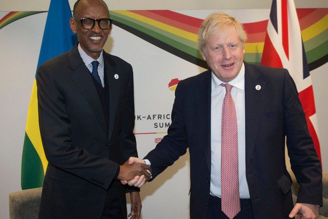 Afrique : Boris Johnson en visite à Kigali