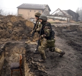 Premier déplacement depuis le début de la guerre en Ukraine, depuis plus de quatre mois