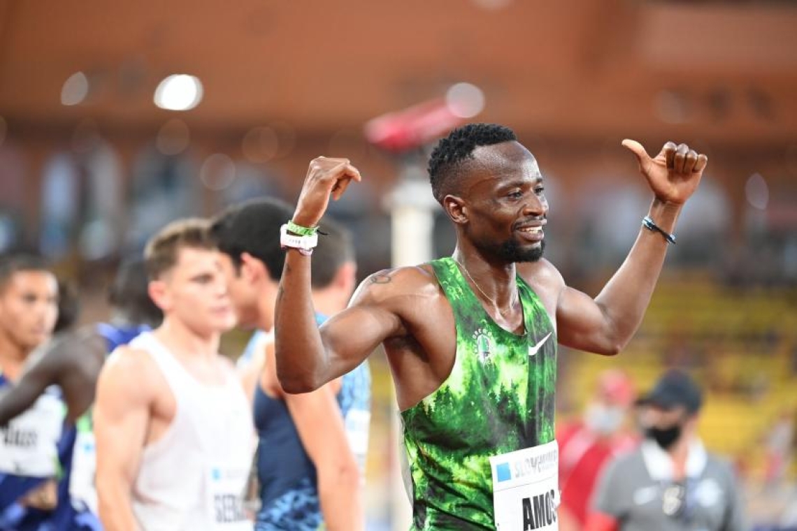 L'athlète : Botswanais Nijel Amos suspendu provisoirement pour dopage