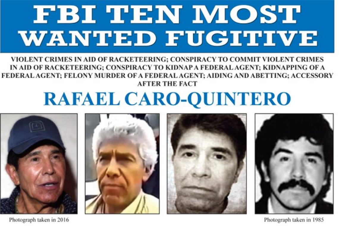 Mexique : Rafael Caro Quintero un narcotrafiquant historique recherché par les Etats-Unis arrêté