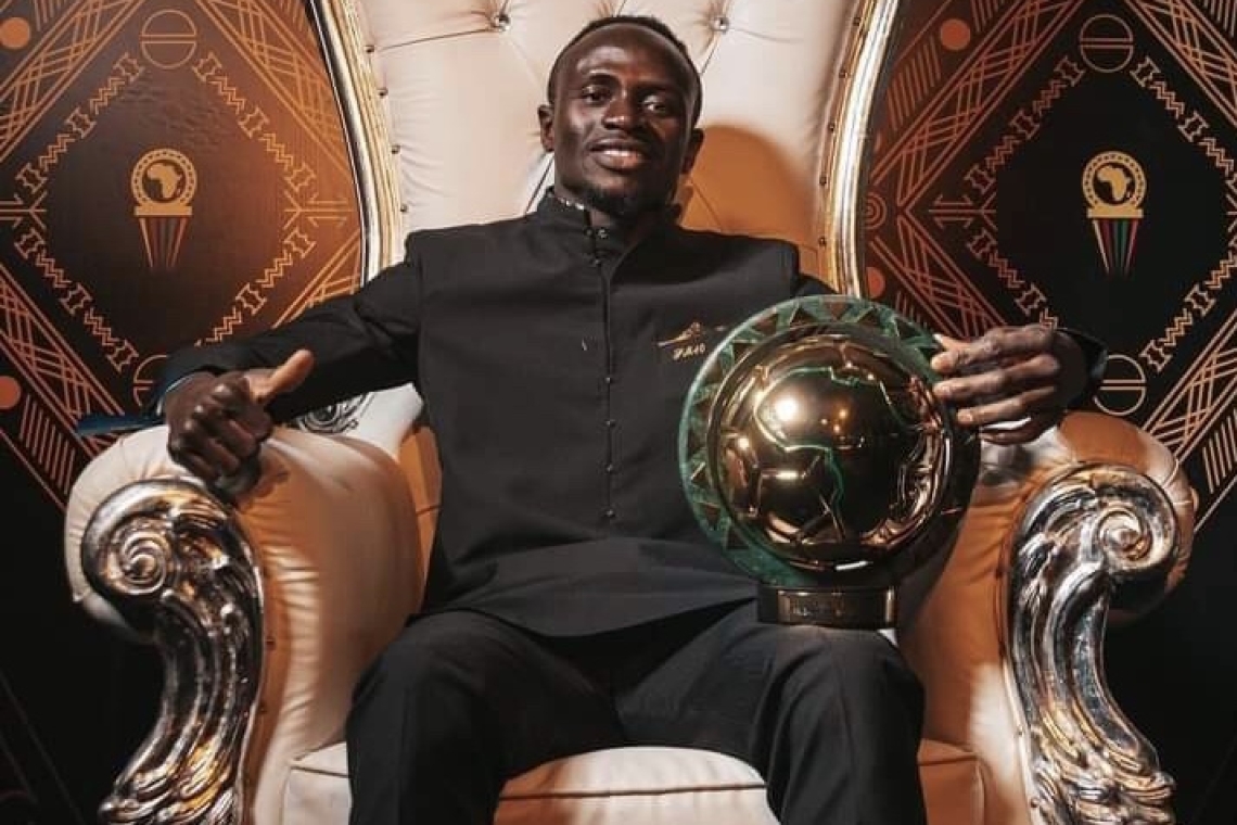 CAF Awards : Sadio Mané remporte son deuxième Ballon d'or 