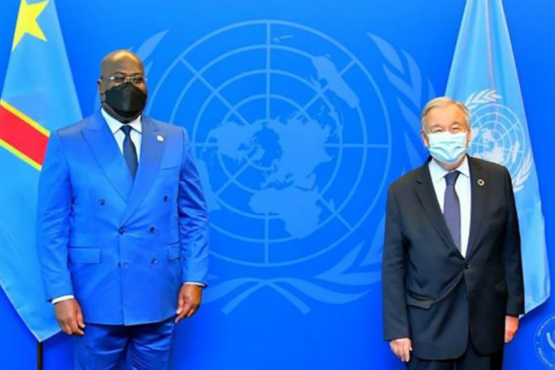 RDC : Le dialogue Tshisekedi-Guterres sur les actions de la MONUSCO