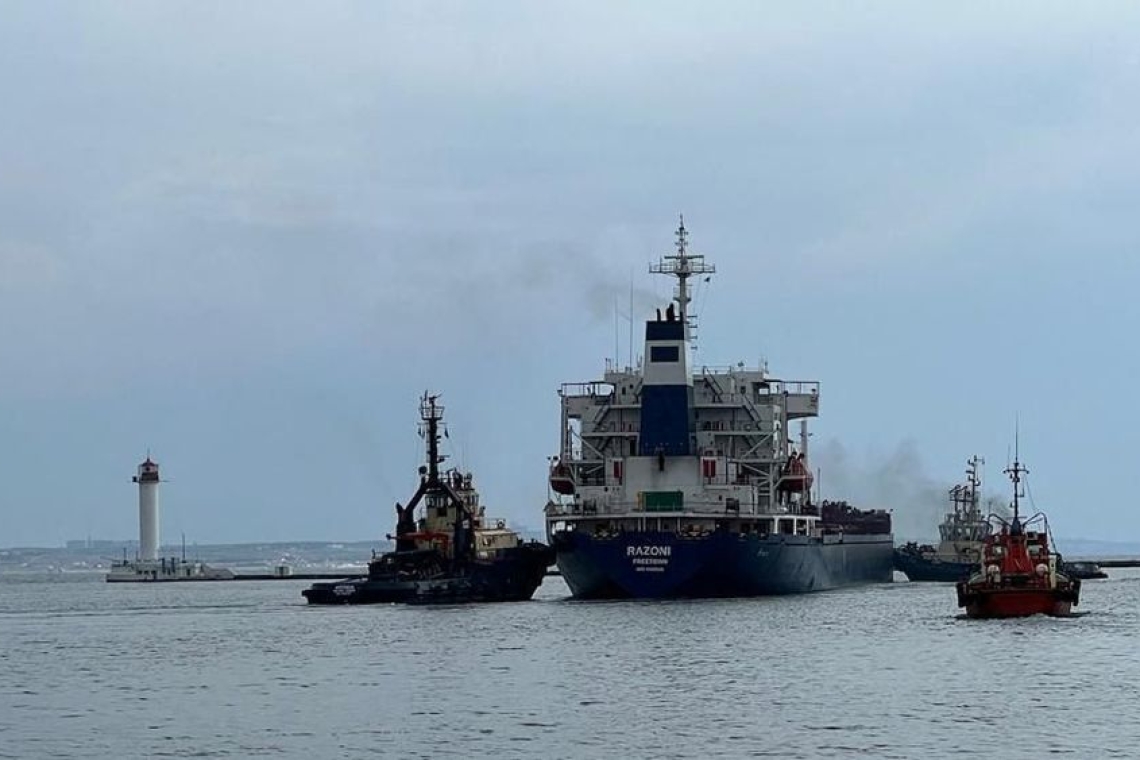 Mer noire : Le trafic céréalier des ports Ukrainiens reprend un presque rythme de croisière