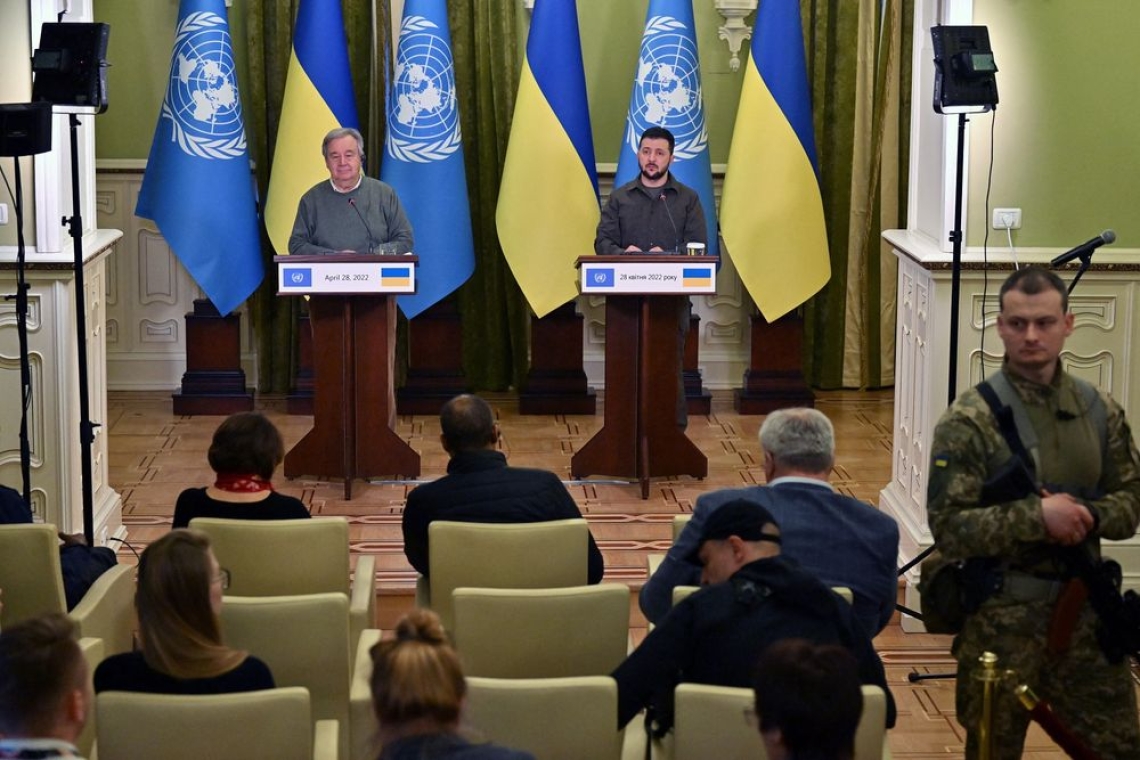 Rencontre Zelensky, Erdogan et Guterres jeudi 18 août en Ukraine (ONU)