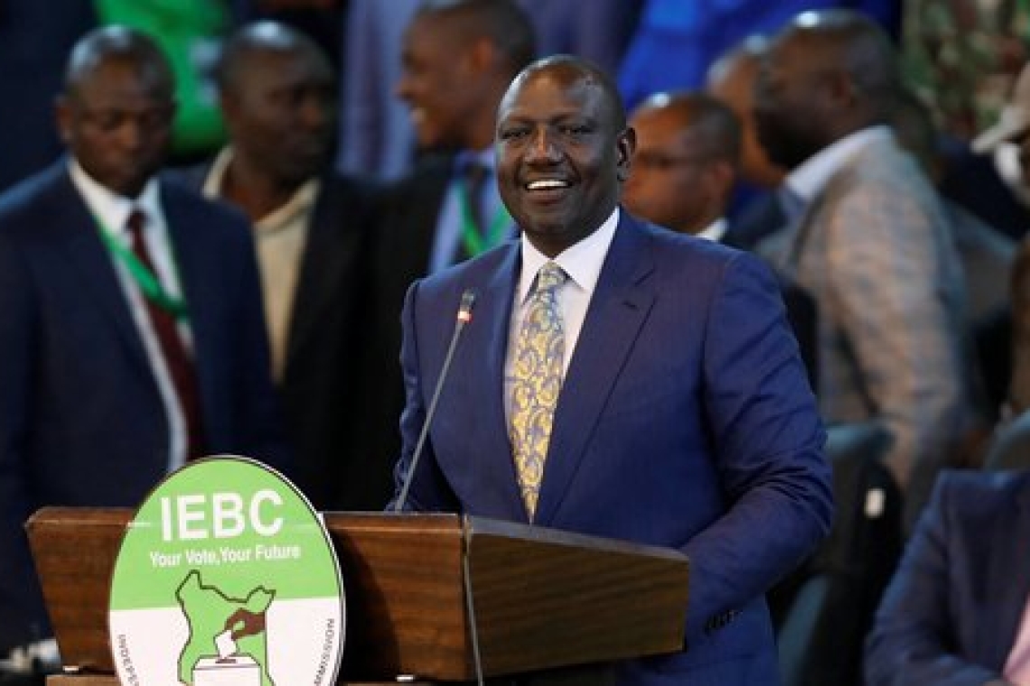 Kenya : William Ruto promet un gouvernement "transparent" qui "rend des comptes"