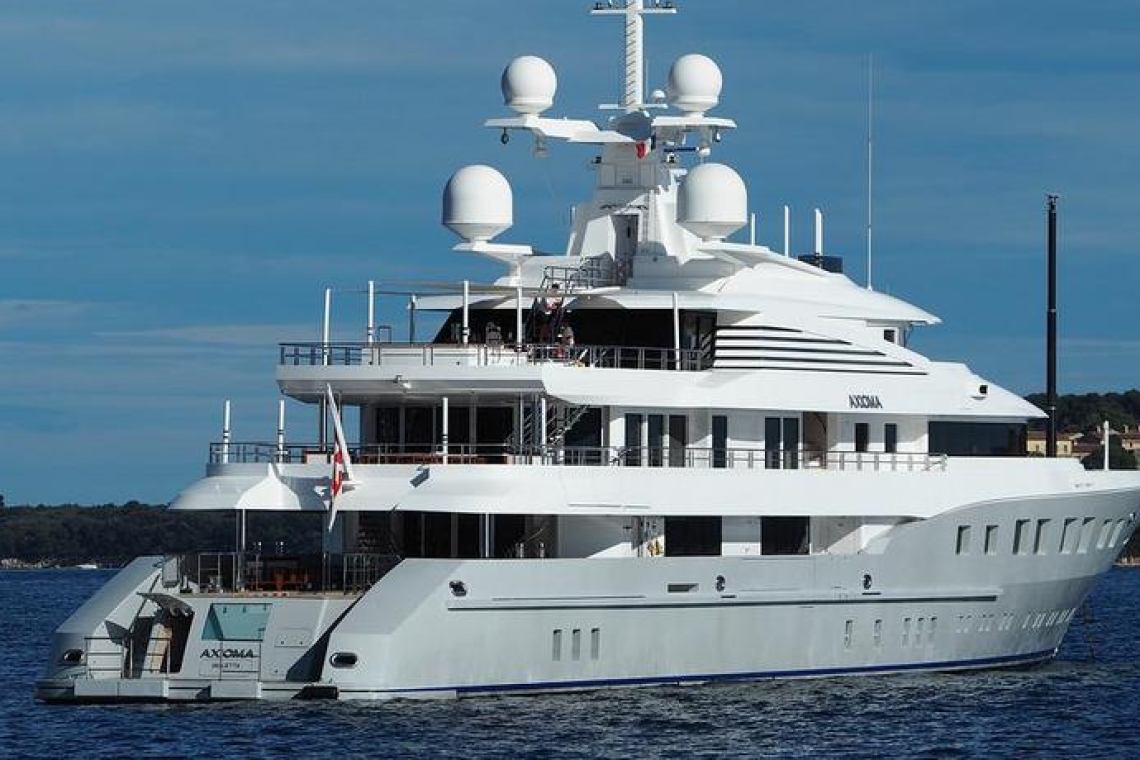 Le yacht d'un oligarque russe va être vendu aux enchères à Gibraltar