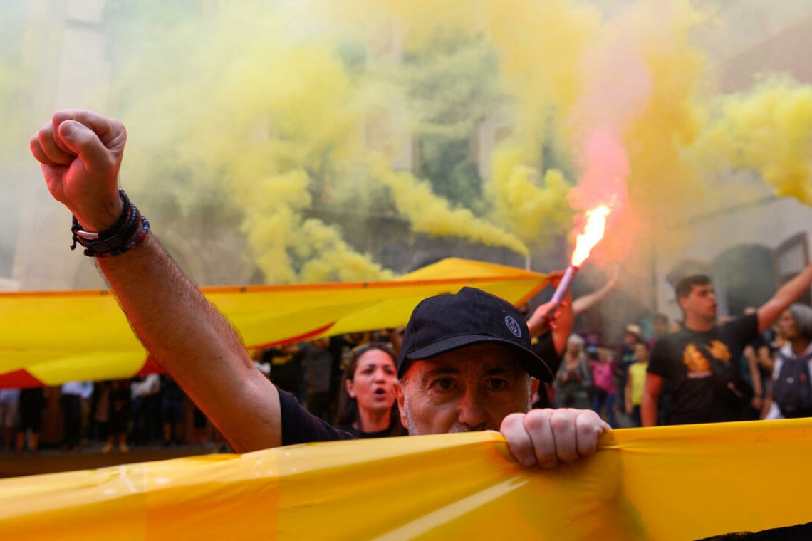 Catalogne : La traditionnelle Diada, fête des indépendantistes, célébrée dans la division