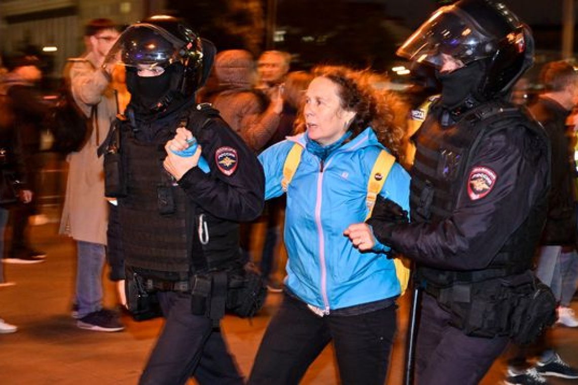 Au moins 268 arrestations en Russie lors de manifestations ce mercredi, selon une ONG