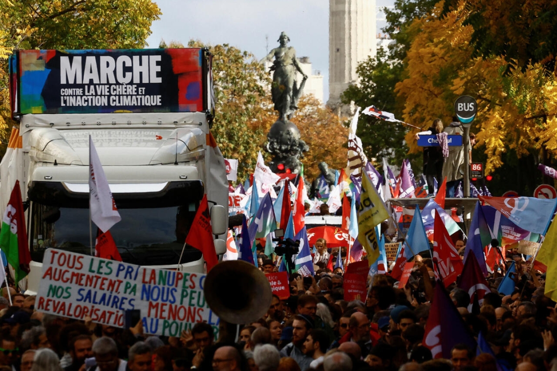 France : Une marche contre la vie chère à quitte ou double pour Jean-Luc Mélenchon