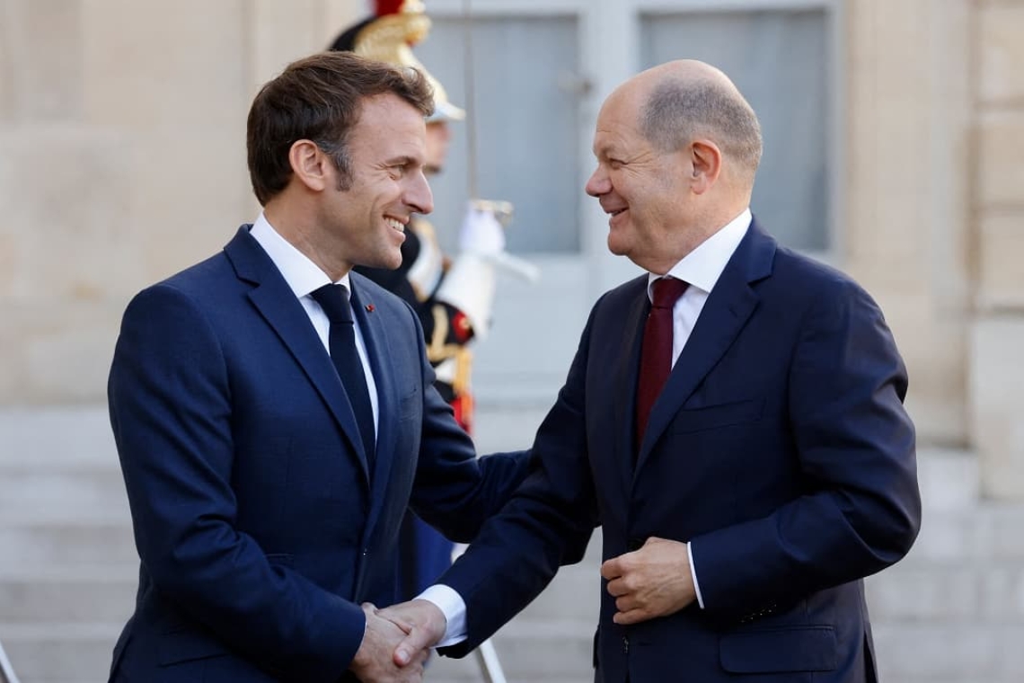 Macron et Scholz évoquent un dialogue "Amical" et "constructif"