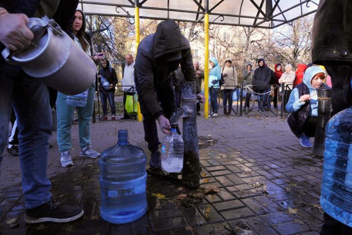 Guerre en Ukraine : L'eau et l'électricité rétablies à Kiev au lendemain des attaques russes