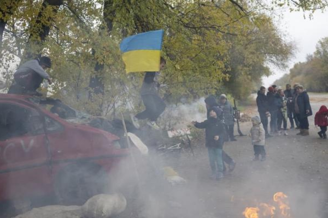 Dans la région de Kherson, les Russes ont commis «les mêmes atrocités» qu'ailleurs en Ukraine affirme Volodymyr Zelensky