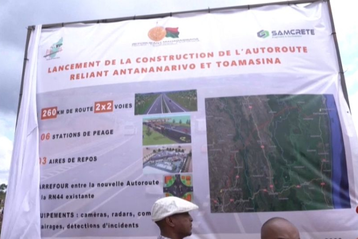 Madagascar : Coup d'envoi des travaux de la première autoroute malgache