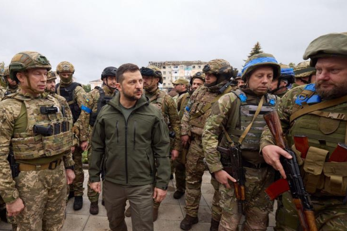 Ukraine : Le président Zelensky s'est rendu dans le Dombass