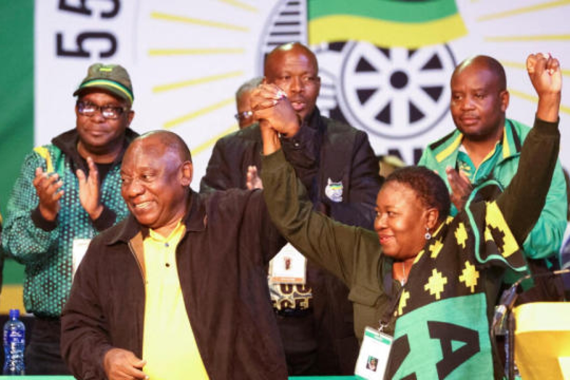 Afrique du Sud : Le président Ramaphosa a été reconduit à la tête de l'ANC