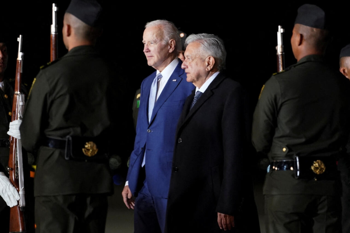 Le président américain Joe Biden entame sa première visite officielle au Mexique