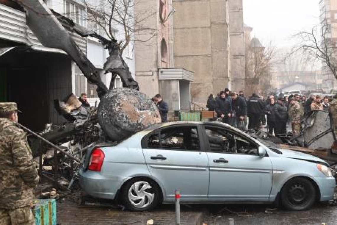 Ukraine : Au moins 18 morts dans un crash d'hélicoptère près de Kiev
