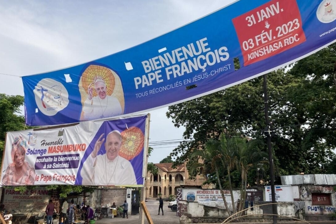 En RDC, la visite du pape François suscite de nombreuses attentes