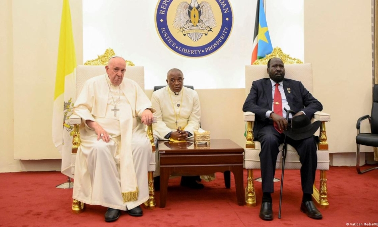 Soudan du Sud: Le pape appelle à un 