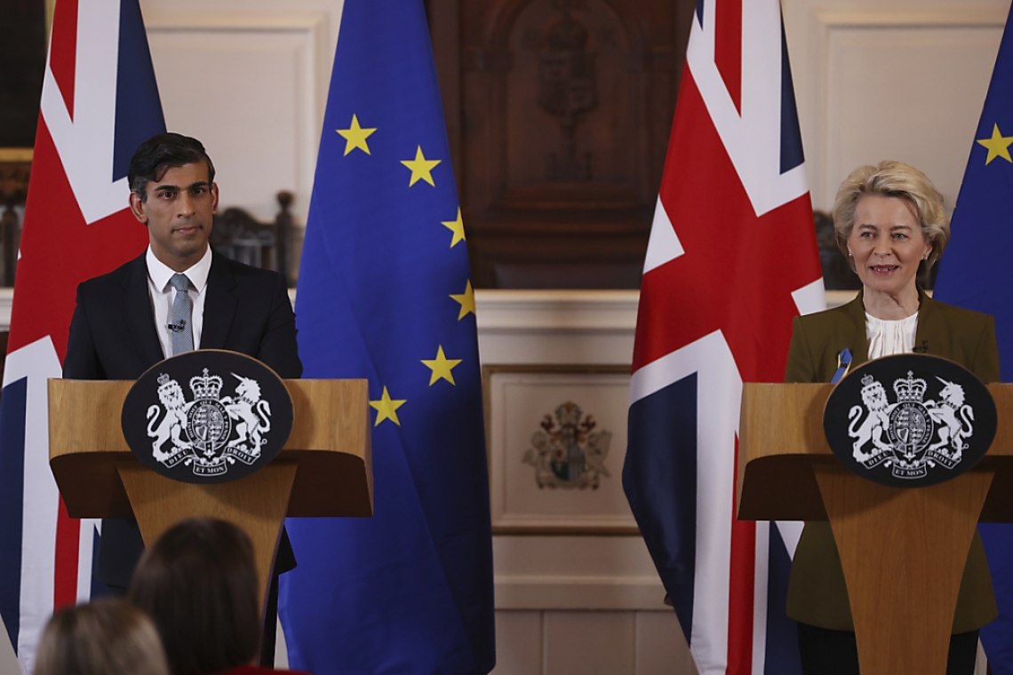 Le Premier ministre britannique, Rishi Sunak, est en visite en Irlande du Nord