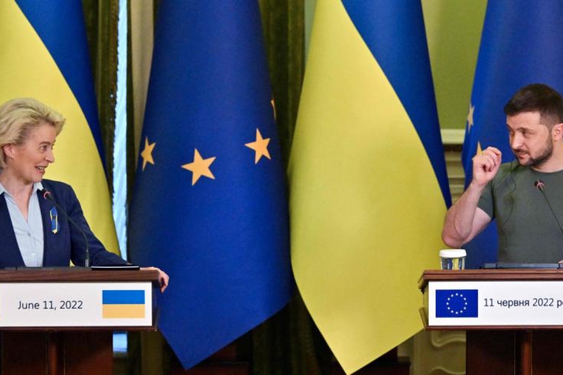 Ukraine : la patronne du Parlement Européen espère l'ouverture des pourparlers d'adhésion à l'UE cette année