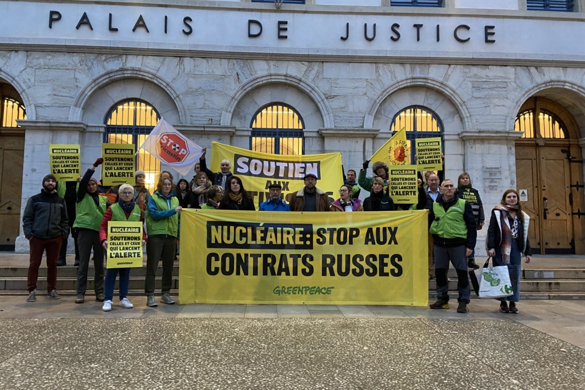 Nucléaire: GREENPEACE accuse la France d'être «sous l’emprise » de la Russie 