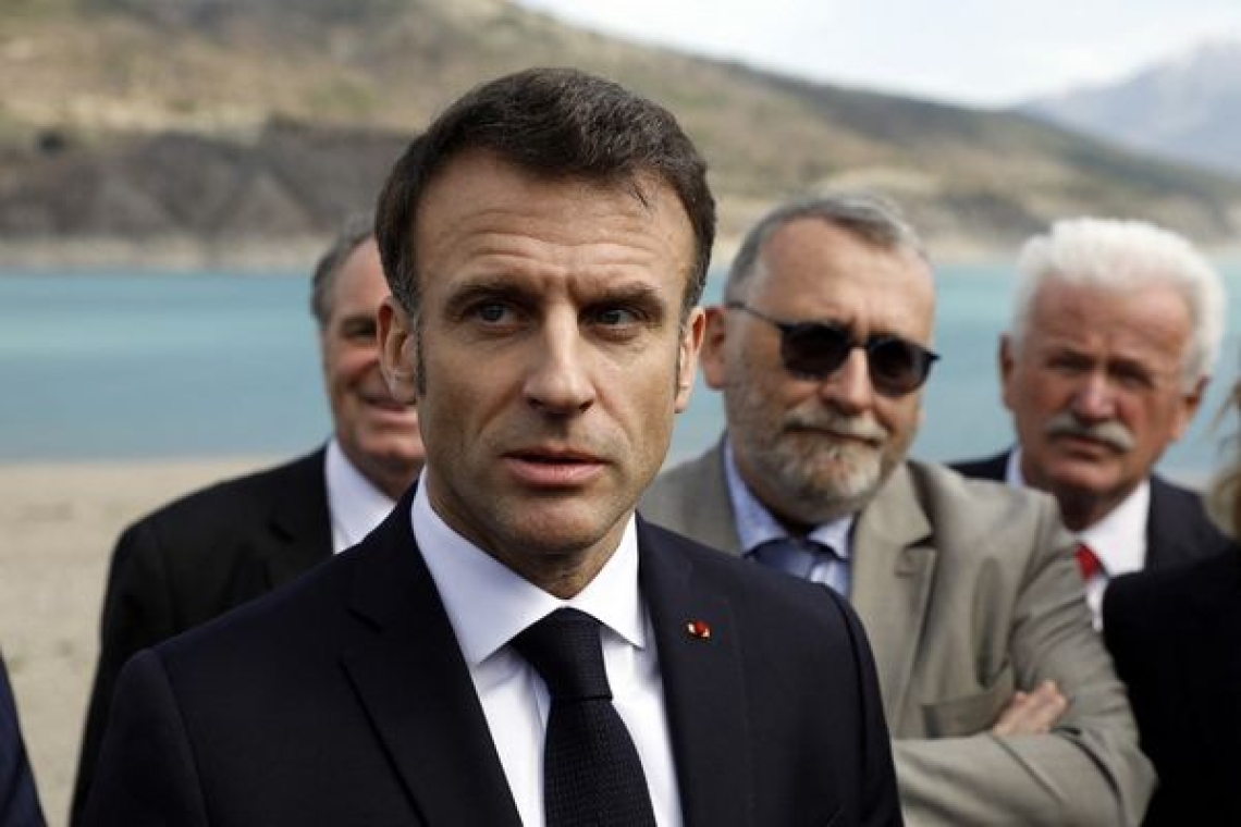 Serre-Ponçon, Emmanuel Macron présente son « Plan eau » contre la sécheresse