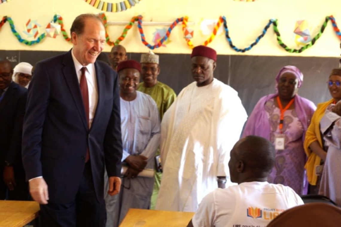 Niger: Le président de la Banque mondiale réaffirme son engagement aux côtés des nigériens