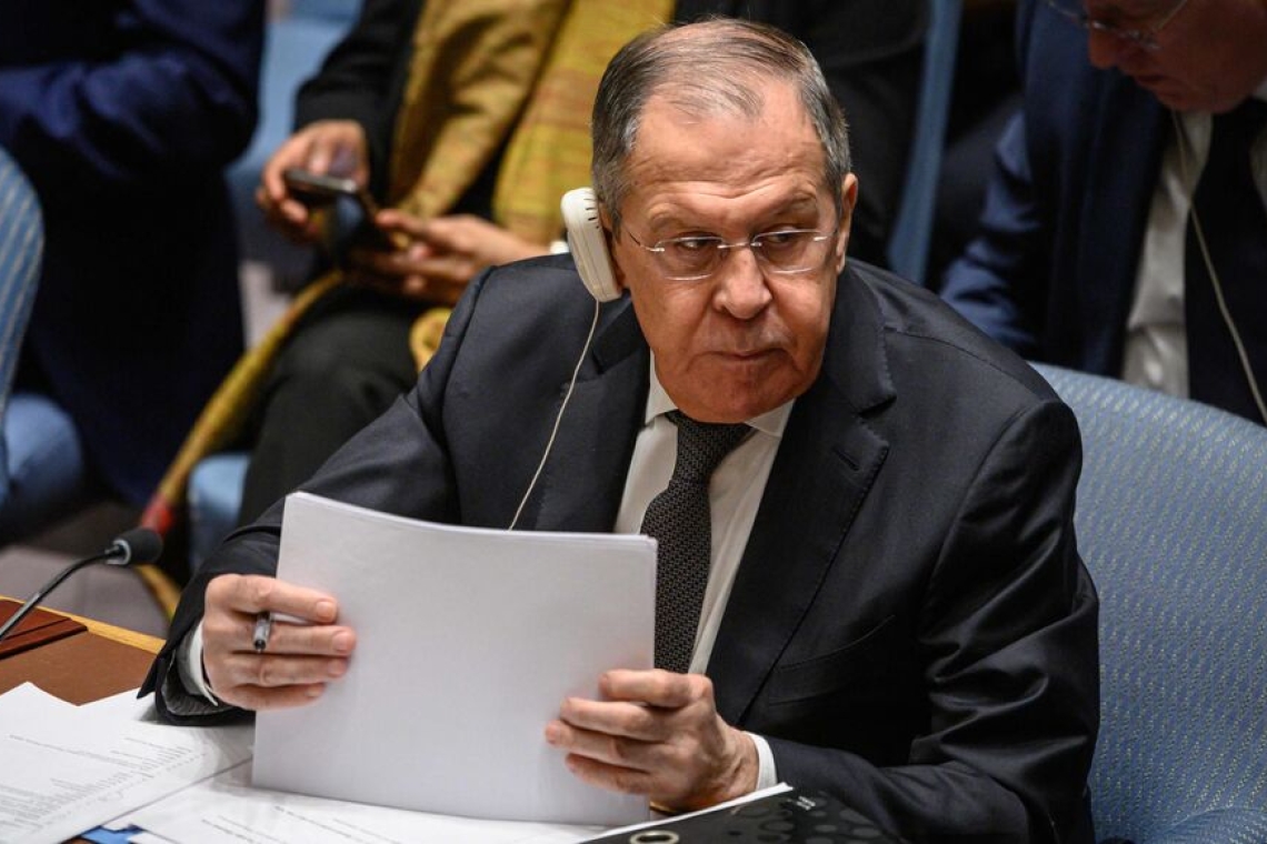 Moscou a assuré en avril la présidence du Conseil de sécurité et son ministre des affaires étrangères Sergueï Lavrov 