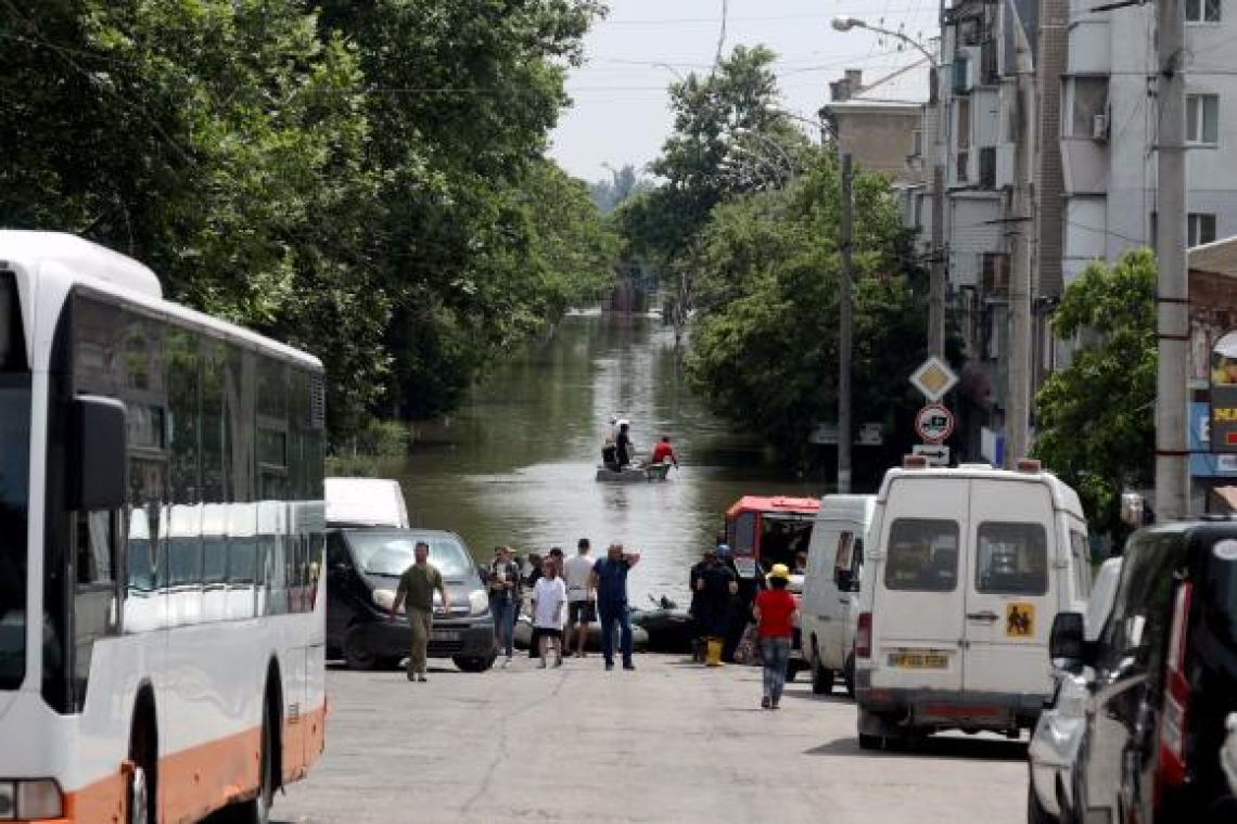 Destruction du barrage de Kakhovka : les partenaires de Kiev lui promettent 159 millions d’euros pour faire face à la catastrophe