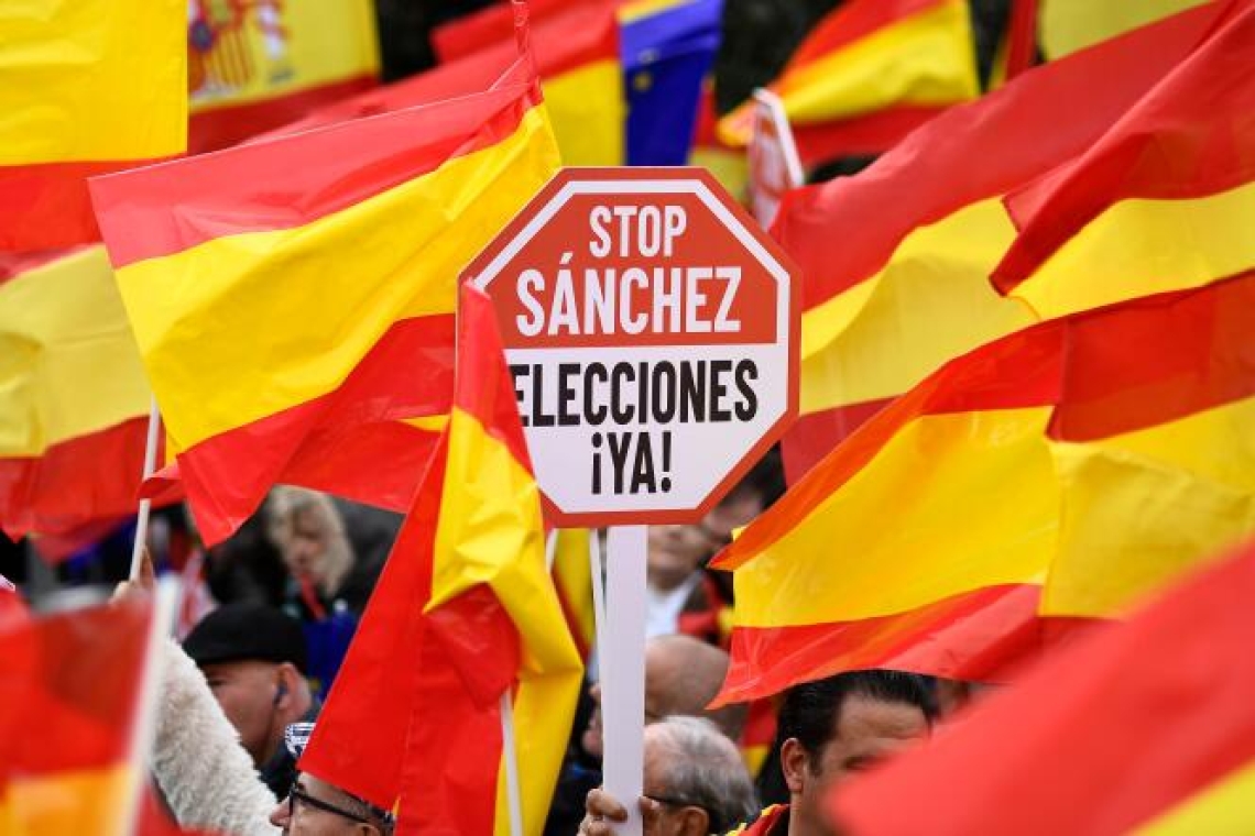 Les manifestations se poursuivent à Madrid après que Sánchez a été reconduit dans ses fonctions suite à l’accord avec les séparatistes catalans 