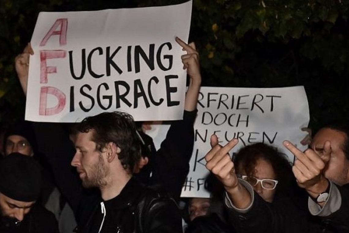 Plusieurs personnes manifestent en Allemagne contre l'AFD et l'extrême-droite