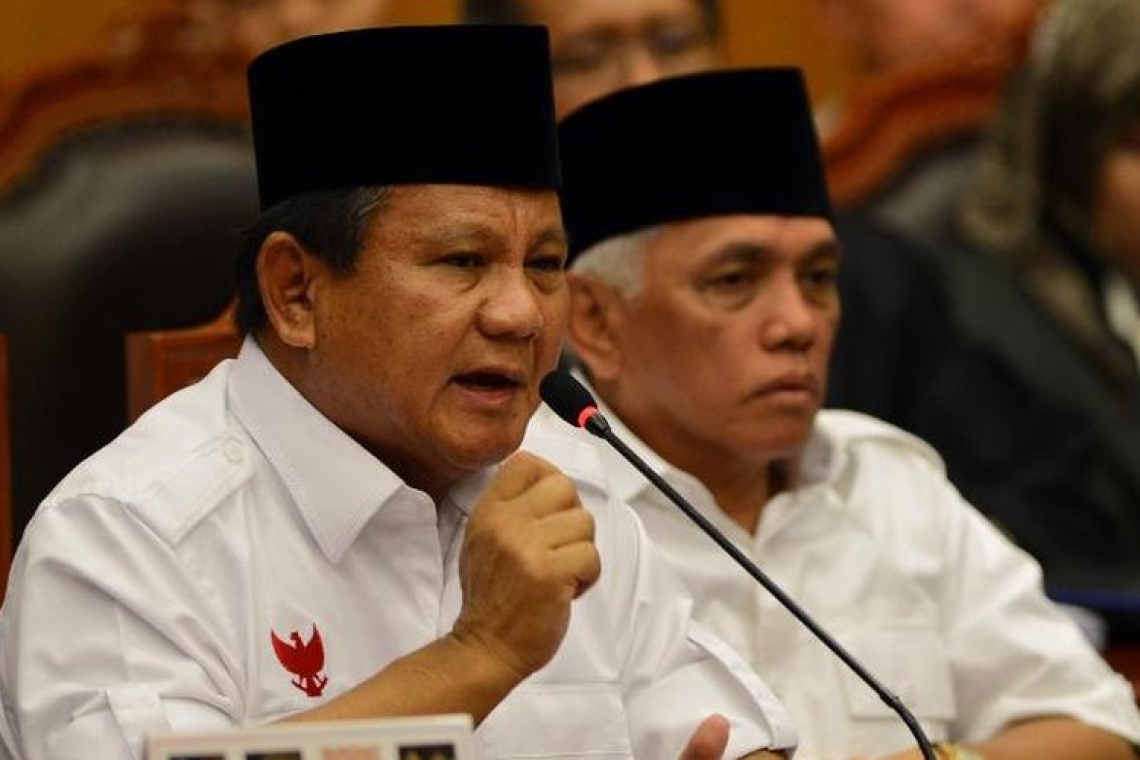 Présidentielle en Indonésie : Le ministre de la défense Prabowo Subianto en tête de liste selon les résultats partiels