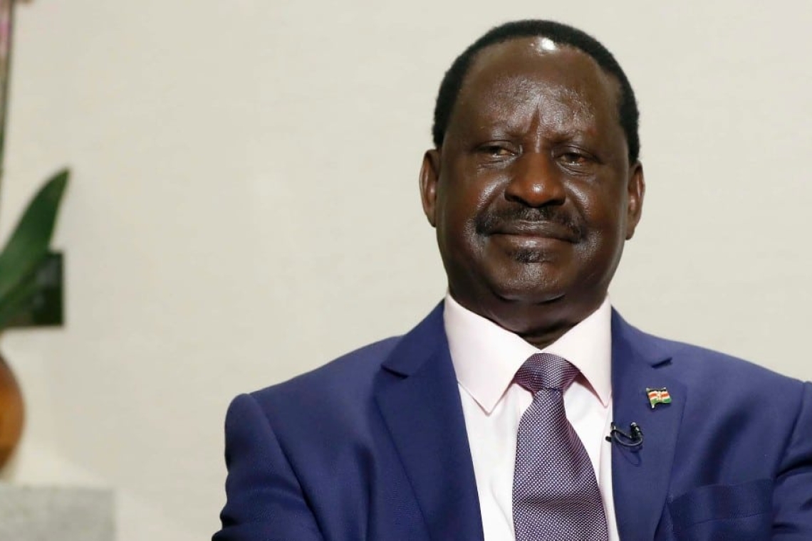 Kenya: Le chef de l'opposition Raila Odinga annonce sa candidature à la tête de l'UA