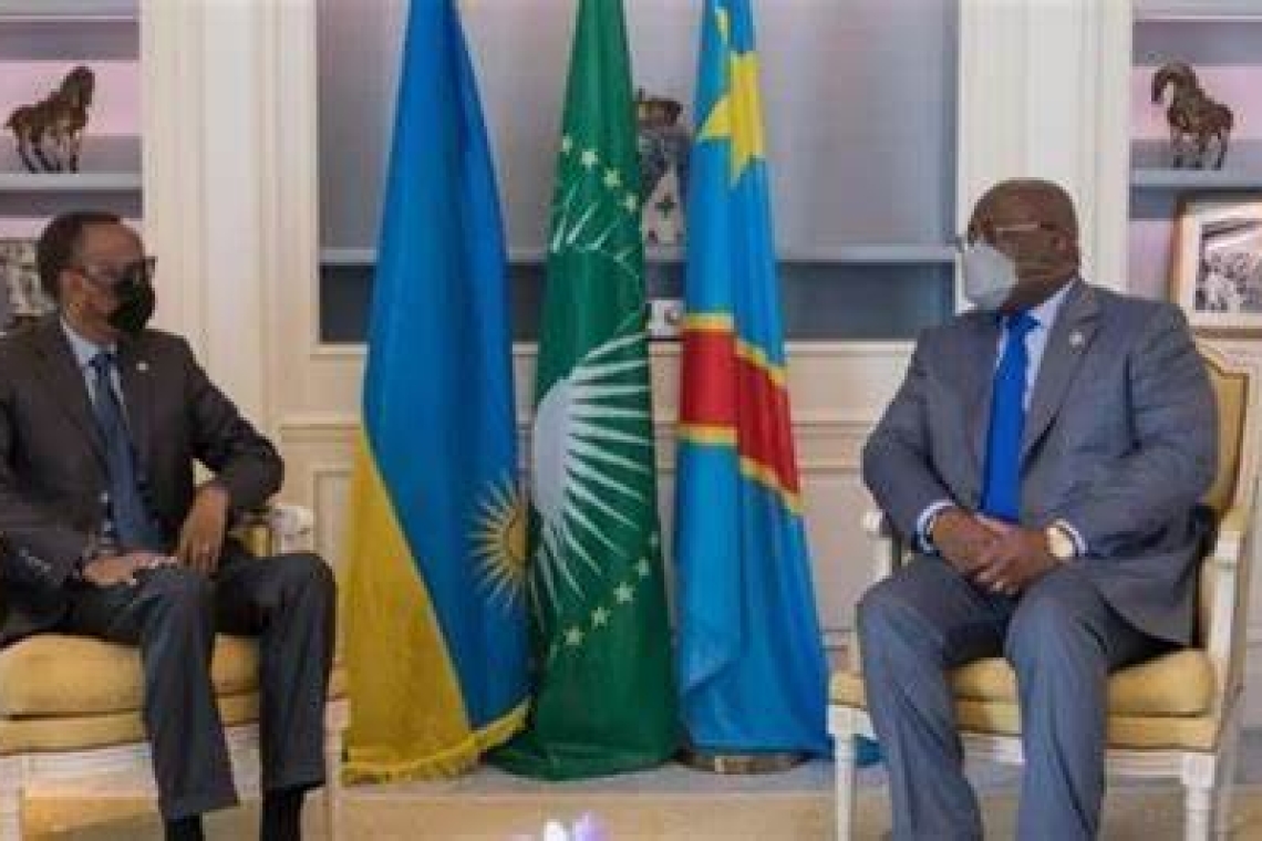 Tensions Rwanda-RDC: Paul Kagame rencontrera son homologue Félix Tshisekedi